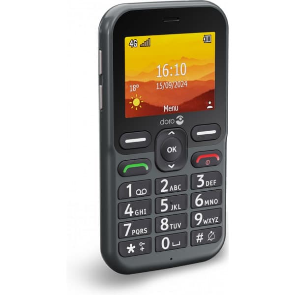 Doro Leva L11 -grundtelefon, sort