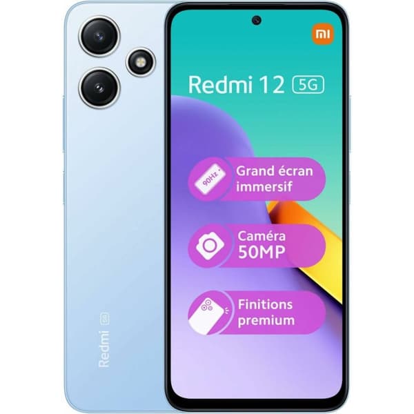 Smartphone Xiaomi Redmi 12 5G 6,79" Mediatek Helio G88 4 GB RAM 128 GB Blå Celestial Blå