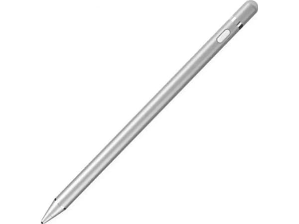 "Rechargeable Superfine Stylus Pen with High sensivity 1.4mm Silver"
