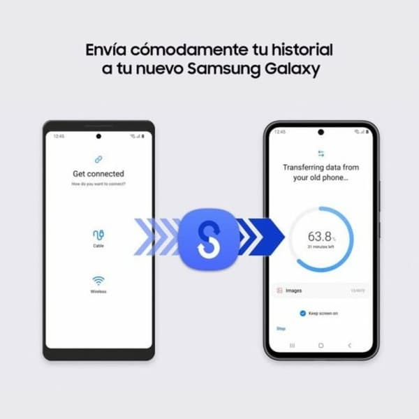 Smartphone Samsung A54 5G 128 GB 6,4" 8 GB RAM 128 GB Hvid