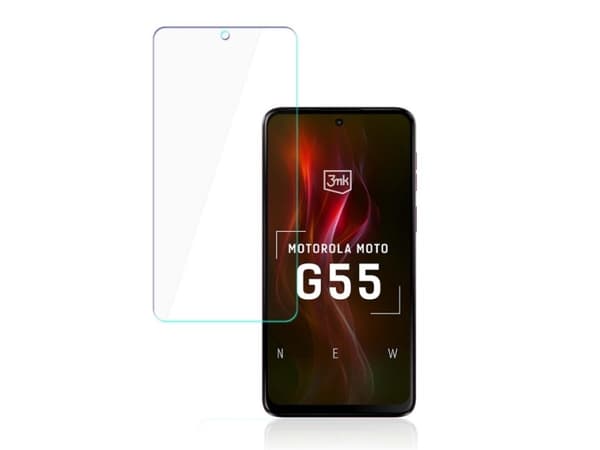 3MK FlexibleGlass Lite, Motorola, Moto G55, Slagtålig, Transparent, 1 styck