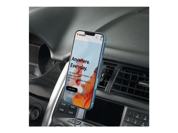 Verbatim Charge 'n' Drive - Trådløs ladeholder for bil - Qi2 - 15 watt - Fast Charge