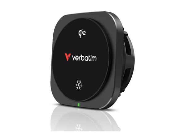 Verbatim Charge 'n' Drive - Trådløs ladeholder for bil - Qi2 - 15 watt - Fast Charge