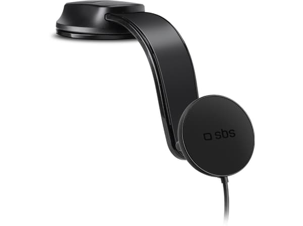 Smarttelefonholder med induktiv lader SBS TESUPPMAG15W2115W kompatibel med MagSafe - svart