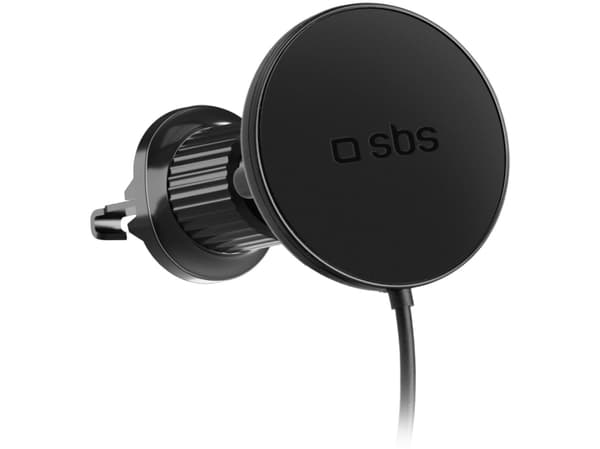Smarttelefonholder med infusjonslader SBS TESUPPMAG15WVENT kompatibel med MagSafe - svart