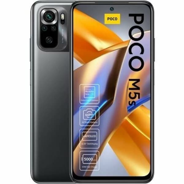 Smartphone Xiaomi POCO M5S 4-128 GY Octa Core 4 GB RAM 128 GB Grå Grå