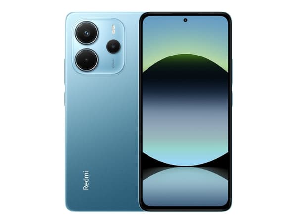 Xiaomi Redmi Note 14 - 4G smarttelefon - dobbelt-SIM - RAM 6 GB / Internminne 128 GB - microSD slot - OLED-display - 6.67" - 2400 x 1080 piksler (120 Blå