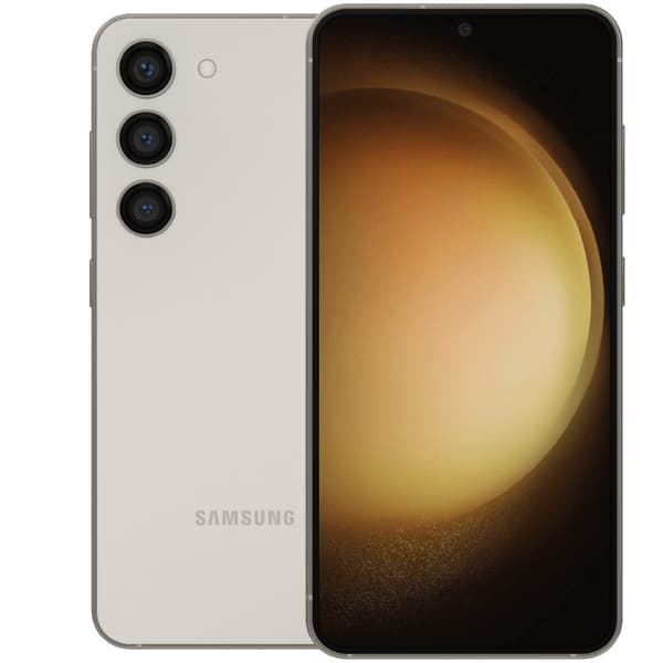Galaxy S23 Cream 256 GB Klass B (refurbished) Gräddfärgad