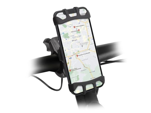 E-Go Holder 360° Rot Electric Scooter/Bike iki 6.5" By SBS Juodas