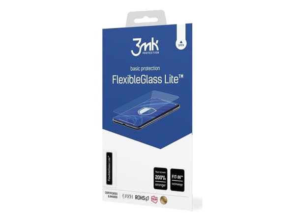 3MK FlexibleGlass Lite, Nokia, 215 4G, 235 4G, Slagtålig, Reptålig, Svart, Transparent, 1 styck