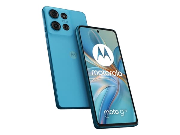 Motorola Moto G75 - 5G älypuhelin - dual-SIM - RAM 8 GB / Sisäinen muisti 256 GB - microSD-korttipaikka - LCD-näyttö - 6,78" - 2388 x 1080 pikseliä (