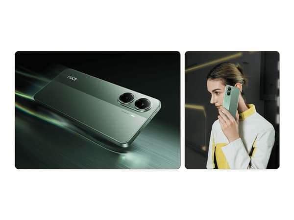 Xiaomi POCO X7 Pro - 5G smarttelefon - dobbelt-SIM - RAM 12 GB / Internminne 512 GB - OLED-display - 6.67" - 2712 x 1220 piksler (120 Hz) - 2x bakkam Grønn