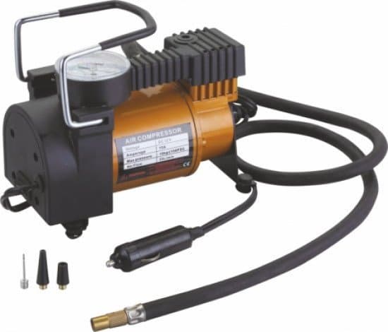 Electric pump with pressure gauge TORNADO, 12 V, 150 PSI