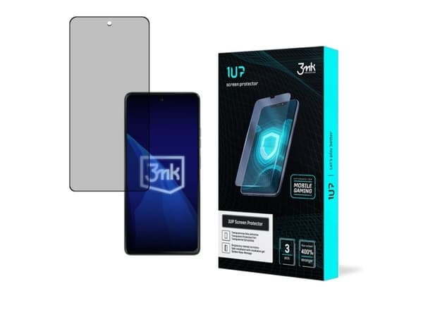 3MK 1UP, Motorola, Moto G75, Slagtålig, Reptålig, Transparent, 3 styck