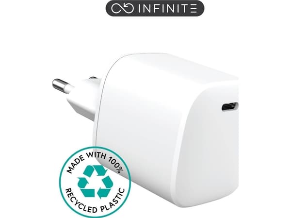 Ładowarka eStuff Estuff Infinite Usb-C Charger Eu Pd Hvit