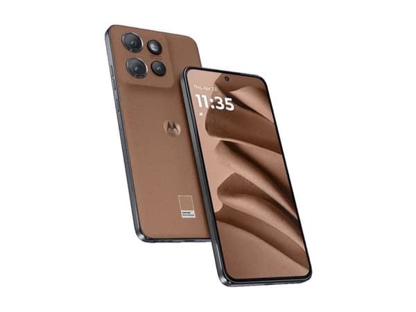 Motorola Edge 50 Neo - 5G smarttelefon - dobbelt-SIM - RAM 12 GB / Internminne 512 GB - pOLED display - 6.4" - 2670 x 1220 piksler (120 Hz) - 3x bakk Lysebrun