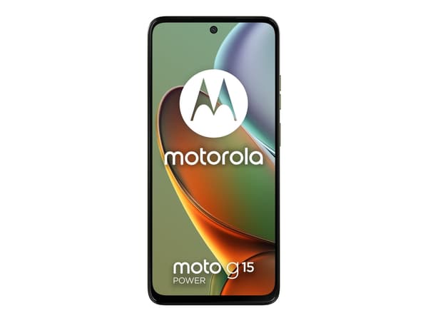 Motorola Moto G15 Power - 4G smarttelefon - dobbelt-SIM - RAM 8 GB / Internminne 256 GB - microSD slot - LCD-display - 6.72" - 2400 x 1080 piksler (6