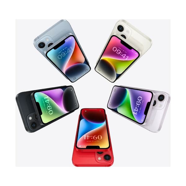Smartphone Apple IPHONE 14 Svart A15 6,1" 256 GB