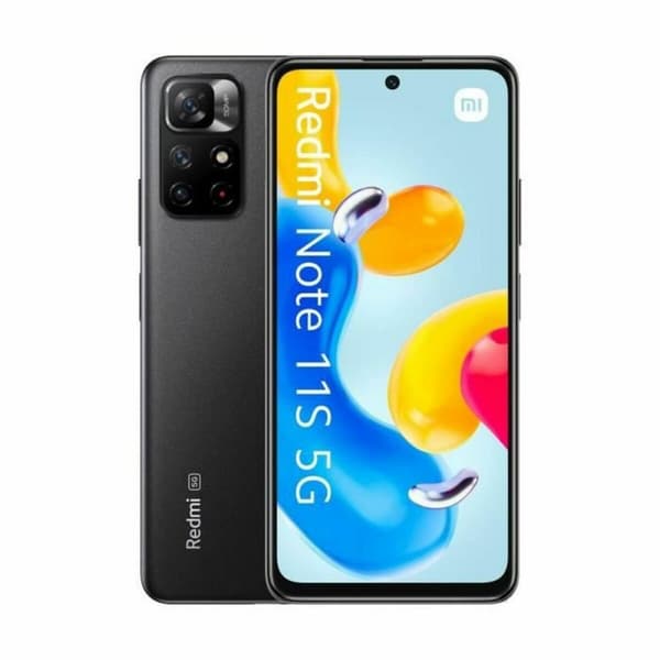Älypuhelimet Xiaomi Note 11S 5G 6,6" 5G 2400 x 1800 px 6,6" 4 GB RAM 128 GB Musta Midnight black 128 GB