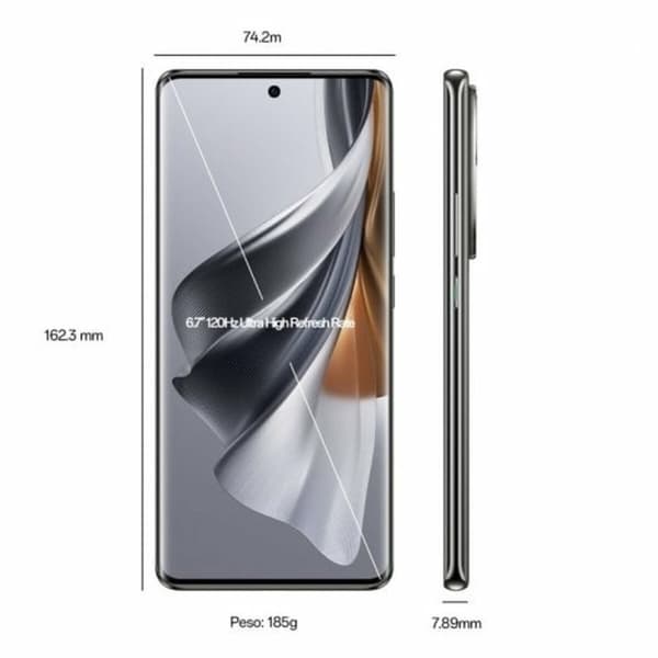 Smartphone Oppo Reno10 Pro 5G 6,7" Snapdragon 778G 12 GB RAM 256 GB Svart Silvrig