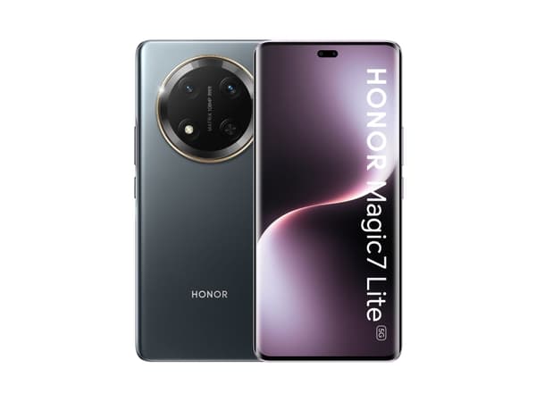 Honor Magic7 Lite - 5G smarttelefon - dobbelt-SIM - RAM 8 GB / Internminne 512 GB - OLED-display - 6.78" - 2700 x 1224 piksler (120 Hz) - 2x bakkamer