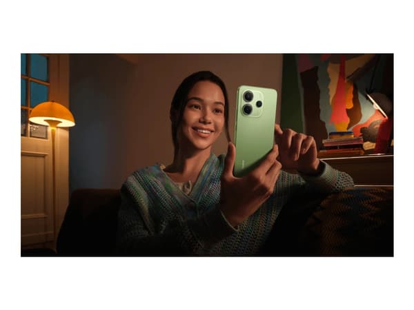 Xiaomi Redmi Note 14 - 4G smarttelefon - dobbelt-SIM - RAM 8 GB / Internminne 256 GB - microSD slot - OLED-display - 6.67" - 2400 x 1080 piksler (120