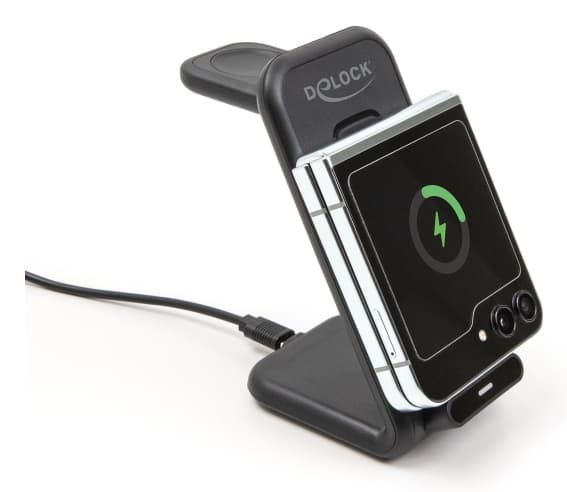 DeLOCK 66941, Indoor, USB, Wireless charging, Black