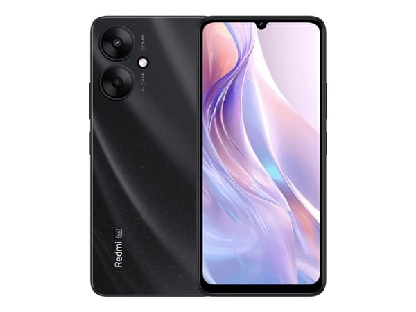 Xiaomi Redmi 13C 5G - 5G smarttelefon - dobbelt-SIM - RAM 4 GB / Internminne 128 GB - microSD slot - LCD-display - 6.74" - 1600 x 720 piksler (90 Hz) Sort