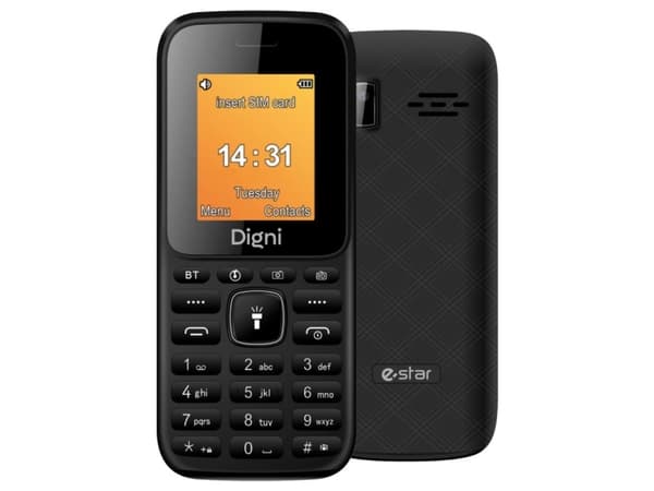 eSTAR Digni Mini Phone Dual SIM Juodas Juodas
