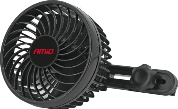 AMiO auton niskatuen tuuletin 12v amio-03007 amio-03007