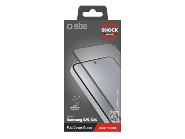 SBS TESCRFCSAS25, Samsung, Galaxy S24, Galaxy S25, Reptålig, Transparent, 1 styck