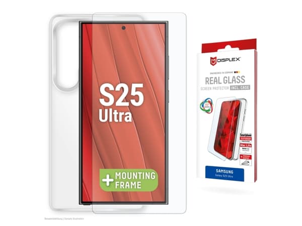 Displex 02079, Samsung, Galaxy S25 Ultra, Tørr påføring, Støvresistent, Slagbestandig, Ripebestandig, Sjokkresistent, Gjennomsiktig, 1 stykker