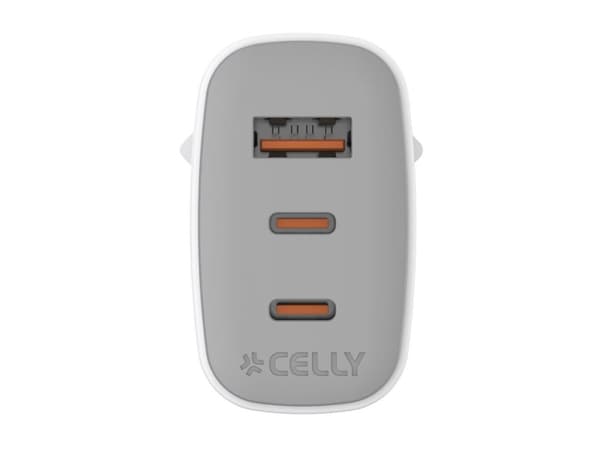 Celly UPTC1USB2USBC65, Indoor, USB, White
