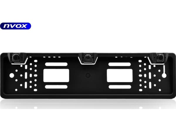 Nvox bilkamera med ryggesensorer innebygd i registreringsrammen med IR... (NVOX RC6050P)