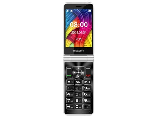 Vippetelefon MM 835L 4G dual sim svart Sort