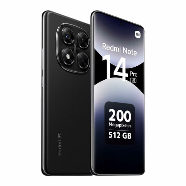Smartphone Xiaomi Redmi Note 14 PRO 5G 6,67" Mediatek Dimensity 7300 12 GB RAM 512 GB Sort