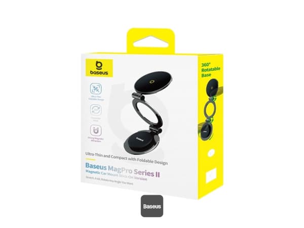 Baseus C40172900121-00, Mobiltelefon/smarttelefon, Passiv holder, Bil, Sort