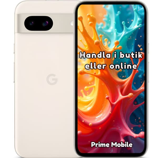 Pixel 8a 128GB Kuin uusi Porcelain Google