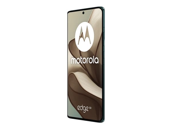 Motorola Edge 50 - 5G pekskärmsmobil - dual-SIM - RAM 12 GB / Internminne 512 GB - pOLED-skärm - 6.67" - 2712 x 1220 pixlar (120 Hz) - 3 st. bakre ka Grön