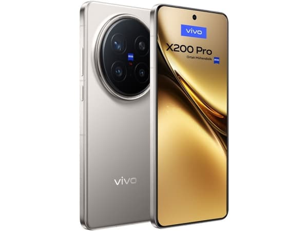 Smarttelefon VIVO X200 Pro 5G 16/512GB, Titanium farge