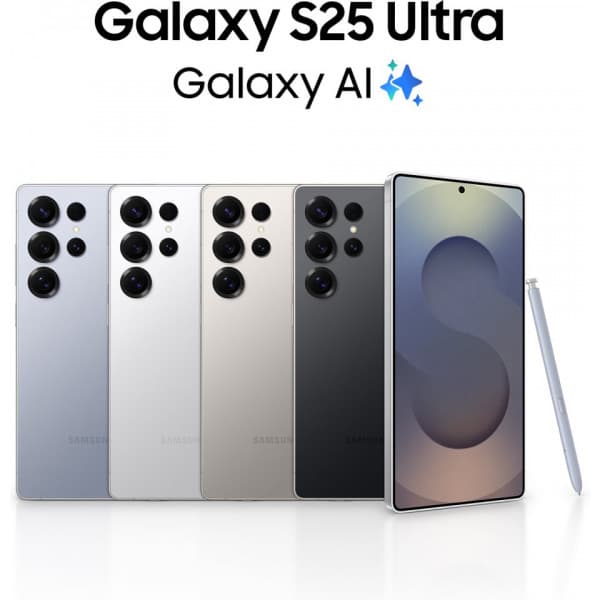 Samsung Galaxy S25 Ultra 5G telefon, 1 TB/12 GB, Titanium Silverblue