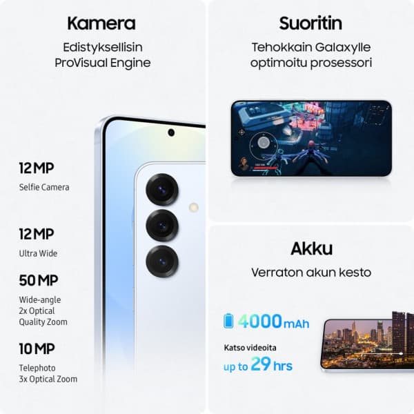 Samsung Galaxy S25 5G telefon, 128/12 GB, Icy Blue