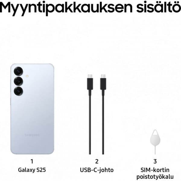 Samsung Galaxy S25 5G telefon, 128/12 GB, Icy Blue