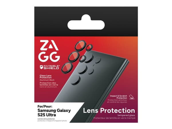 ZAGG InvisibleShield Glass - Objektiv beskyttelse for mobiltelefon - Samsung Galaxy S25 Ultra -puhelimelle