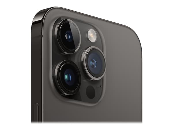 Apple iPhone 14 Pro - 5G smartphone - dual-SIM / Internminne 256 GB - OLED-skärm - 6.1" - 2556 x 1179 pixlar (120 Hz) - 3 st. bakre kameror 48 MP, 12