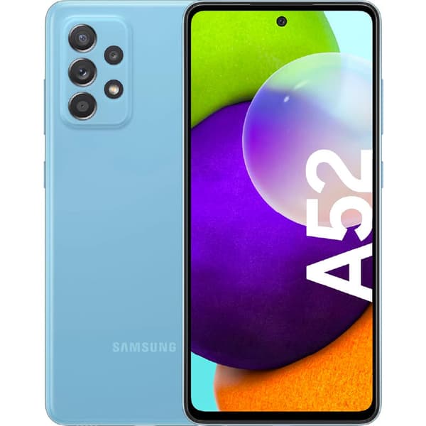 Galaxy A52 Awesome Blue 128 GB Klass C (refurbished) Blå