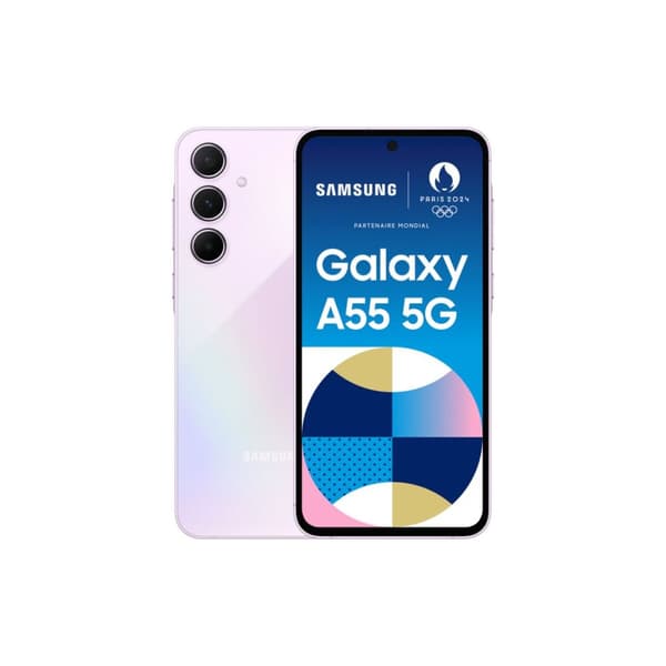 Smartphone Samsung 8 GB RAM 128 GB Sort Syren Violet
