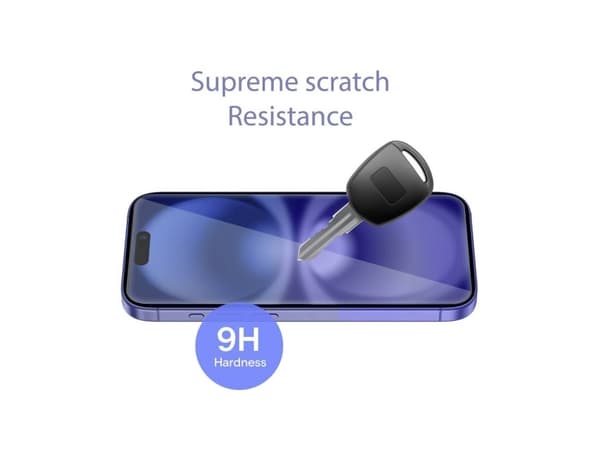 Renkforce RF-6615894, Apple, iPhone 16 Plus, Slagtålig, Reptålig, Transparent, 1 styck