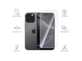 Miniatyrbilde 3 av 5: Renkforce RF-6615896, Apple, iPhone 16 Pro, Slagbestandig, Ripebestandig, Gjennomsiktig, 1 stykker
