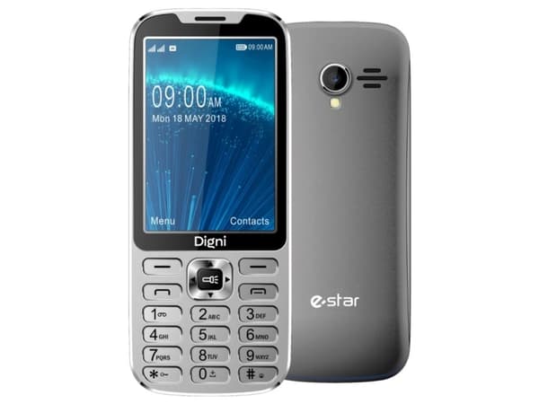 eSTAR Digni CALL 4G Telefon Dubbla SIM-kort Sidabrinis